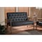 Baxton Studio Sorrento Brown Faux Leather Upholstered Wooden 2-seater Loveseat 122-6768 - alternate 4